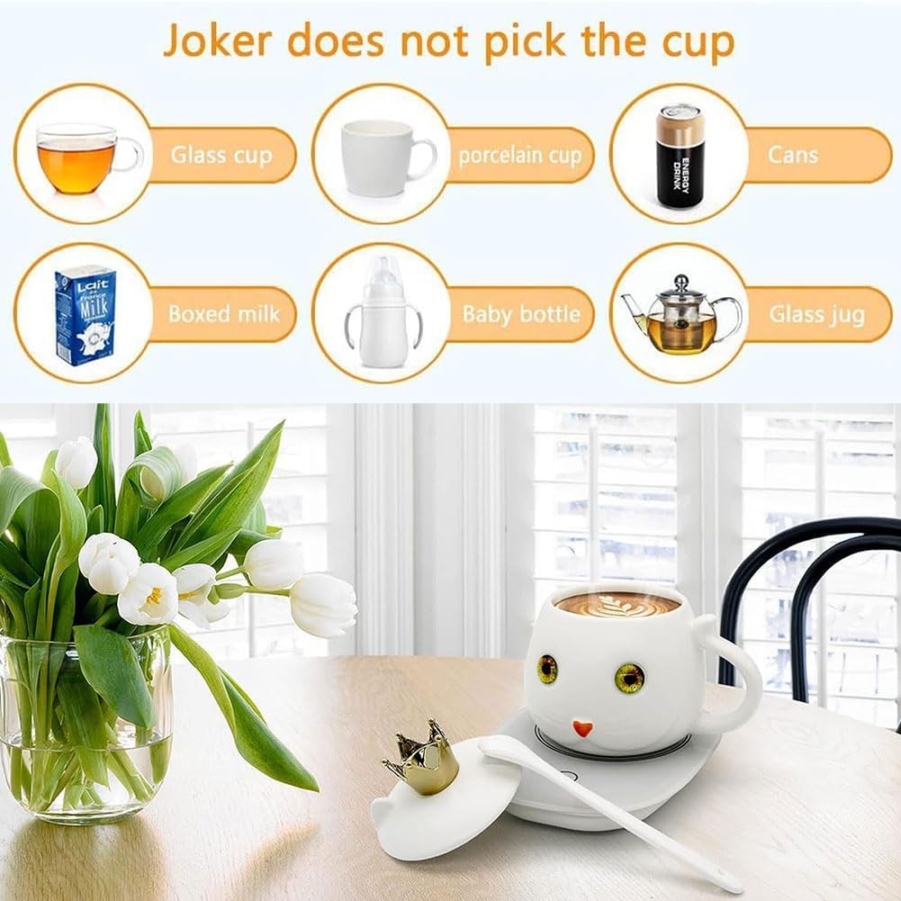 Scaldatazze,Scalda Bevande,Scalda Tazza,Scalda Tazza USB,Scaldatazze Caffè,per Caffè,Latte,Tè, Acqua,Regalo di Natale,Ldeale per la Stagione Invernale