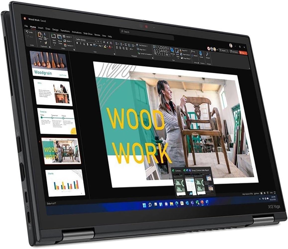 Lenovo ThinkPad X13 Yoga Gen 3 21AW002NUS 13.3" Touchscreen Convertible 2 in 1 Notebook - WUXGA - 1920 x 1200 - Intel Core i7 12th Gen i7-1255U Deca-core (10 Core) - 16 GB Total RAM - 16 GB On-Board
