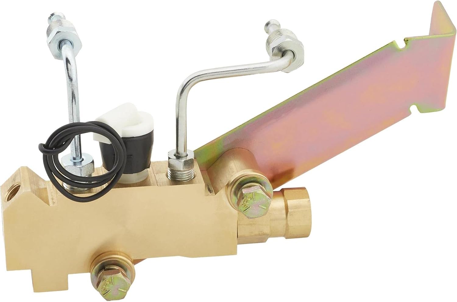 GM Disc/Disc Proportioning Valve Kit: 1/2-20, 9/16-18 Master Cylinder Outlets, OEM-style for 70's GM, Integrated Metering & Proporting, Hard Lines Included, 4-Wheel Disc Brake Systems