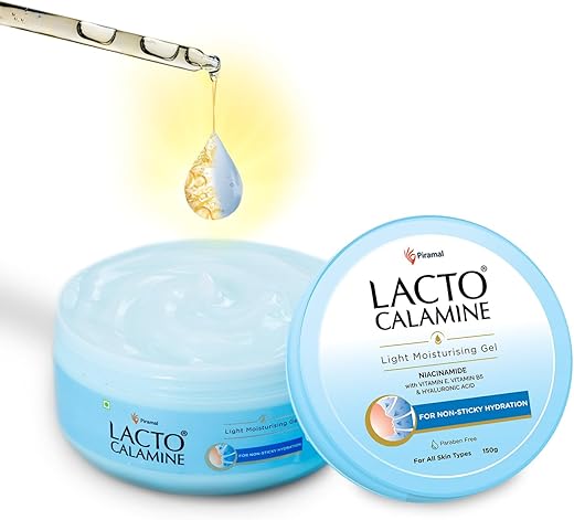 Lacto Calamine Super Light Moisturizer for Face | 150g | Moisturiser for Oily Skin with Niacinamide, Hyaluronic Acid | Face Moisturizer with 300% Instant Hydration, 90% Stronger…