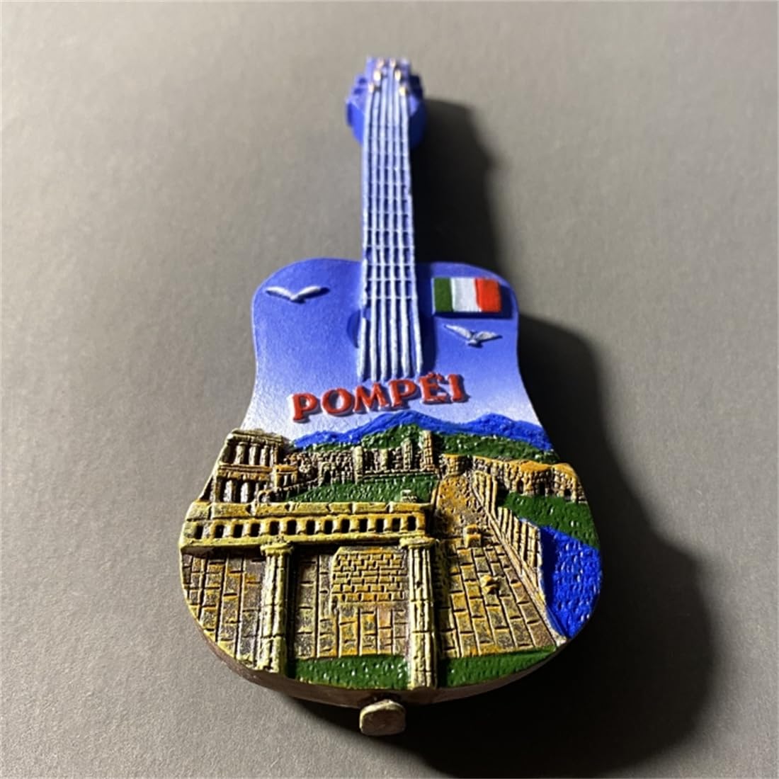 Imán Para Nevera De Pompeya, Italia: Un Bonito Recuerdo De Viaje Hecho A Mano. - España