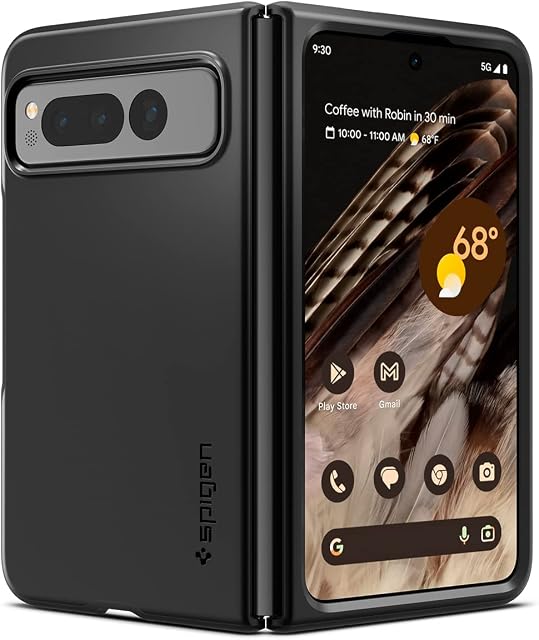 Spigen Thin Fit Designed for Pixel Fold Case (2023) - Black