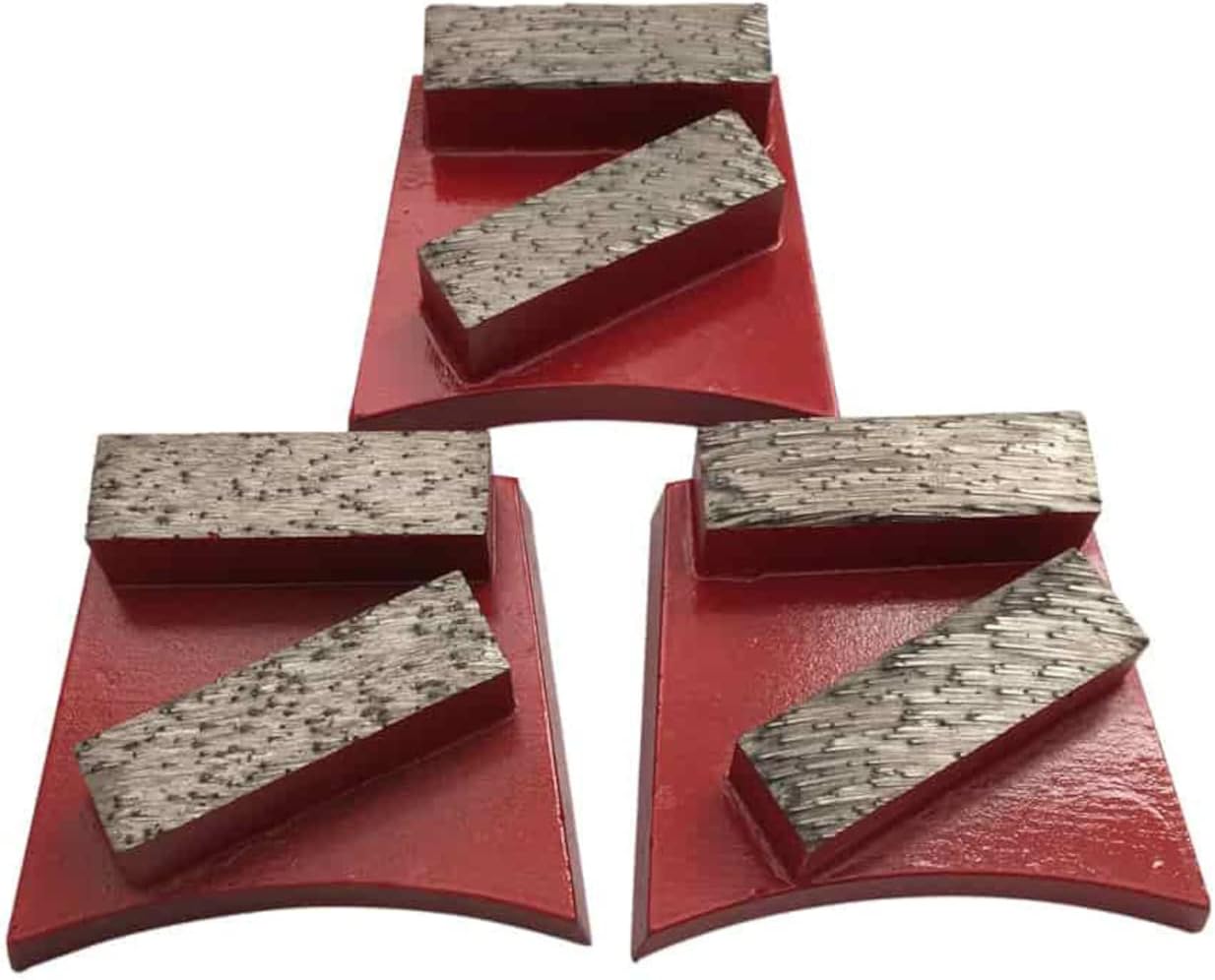 Fast Change Diamond Floor Grinding Discs, Set of 3, Medium Bond, 60/80 Grit