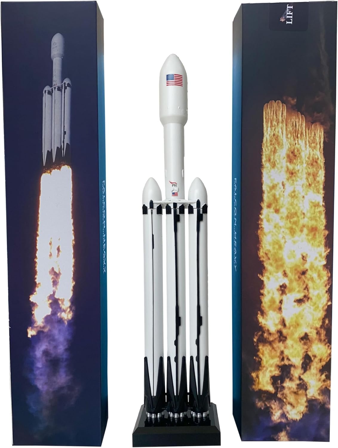 Space X Falcon Heavy 1/233 Diecast Rocket Model