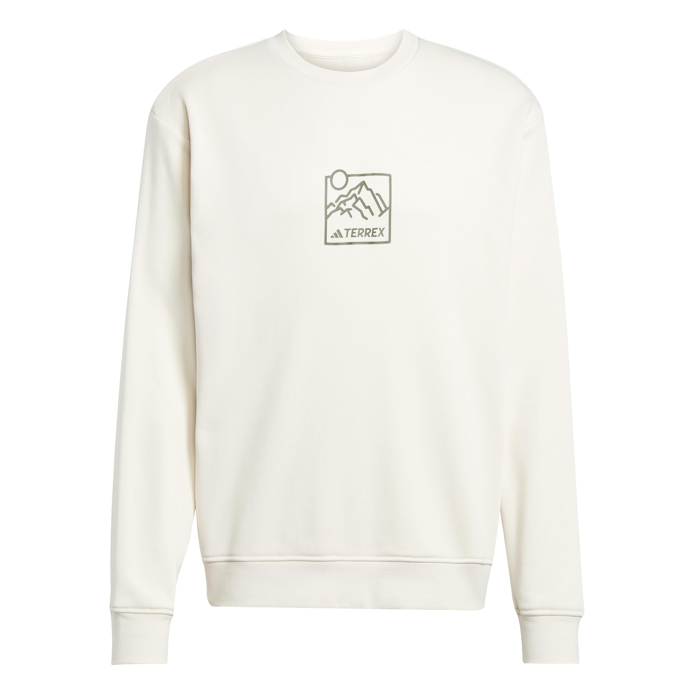 adidas Unisex Terrex Graphic Crew, Wonder White, XL