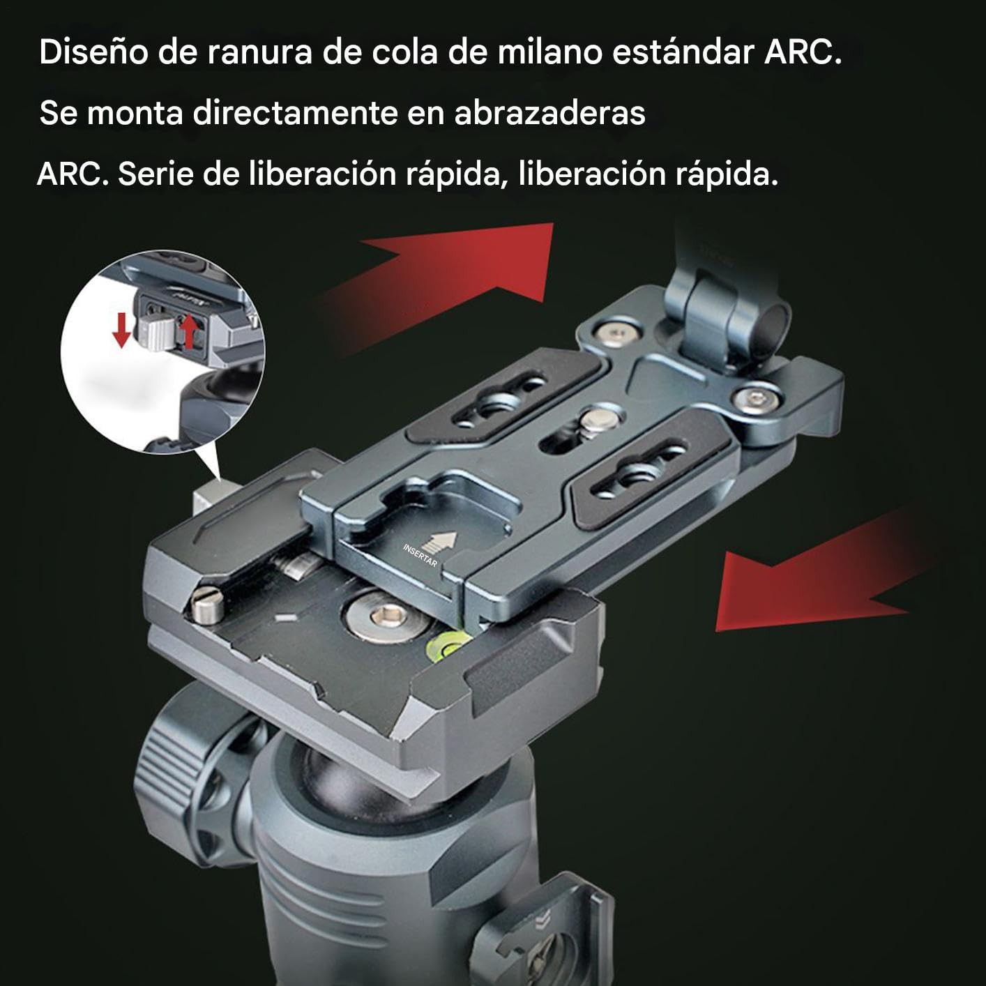 Soporte magnético para trípode de móvil Brazo Ajustable Móvil Cámara