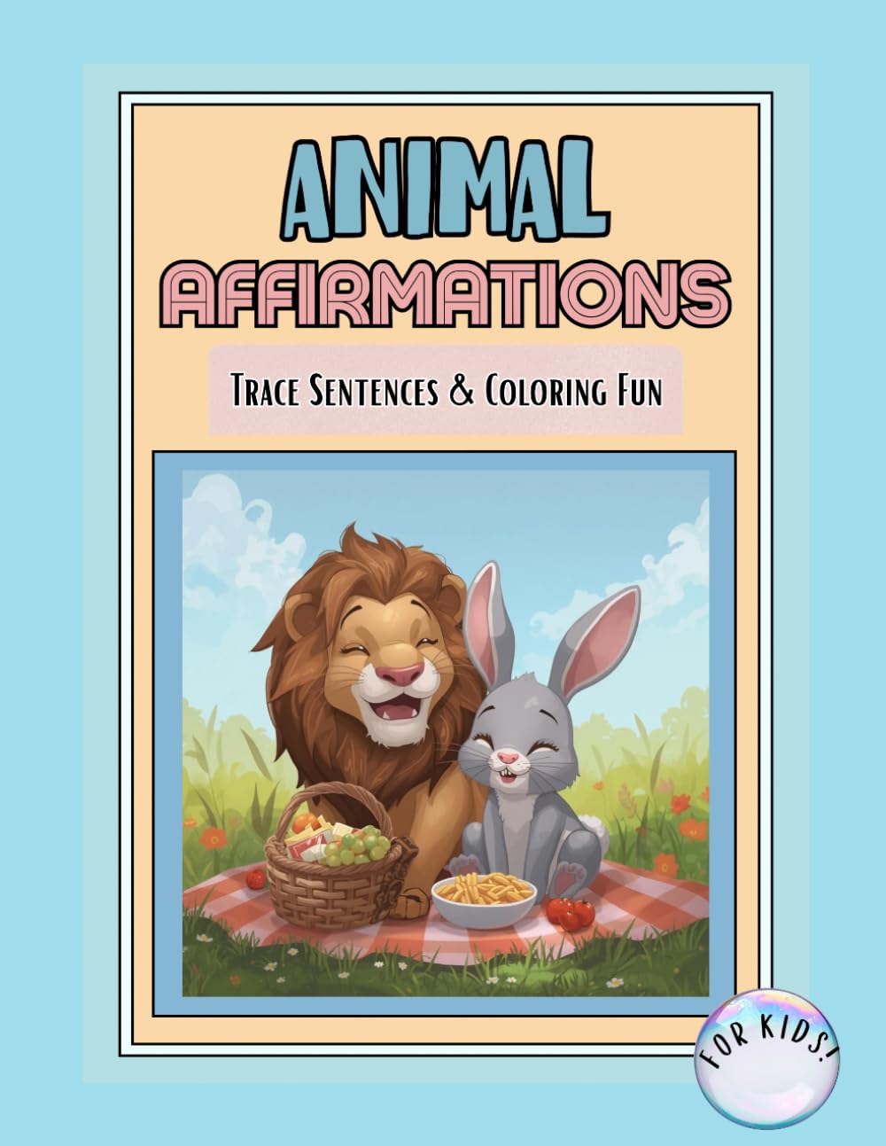 Animal Affirmations: Trace Sentences and Color Fun: Positive Mindset Coloring Pages with Positive Affirmations To Trace: Cute Animals to Build Confidence, Kindness, and Self-Love
