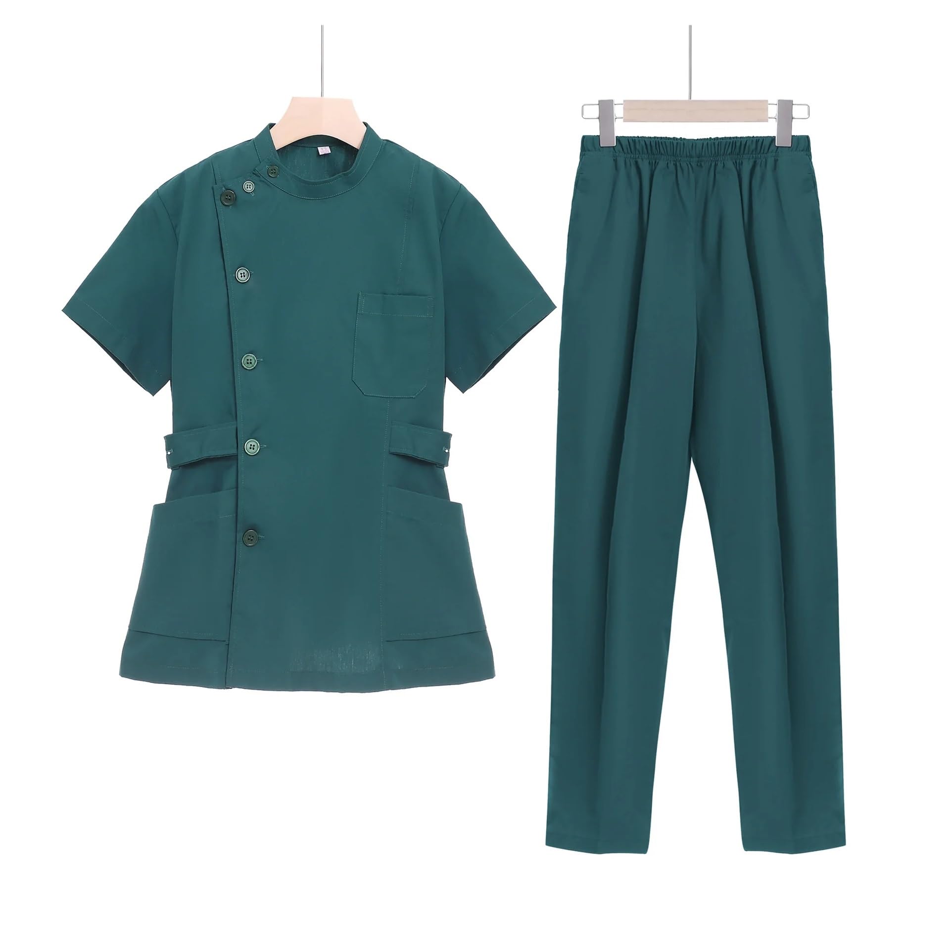 Uniforme de Enfermera y médico, Ropa Mujer, Traje enfermería Dos Piezas, Bata Hospital for salón Belleza