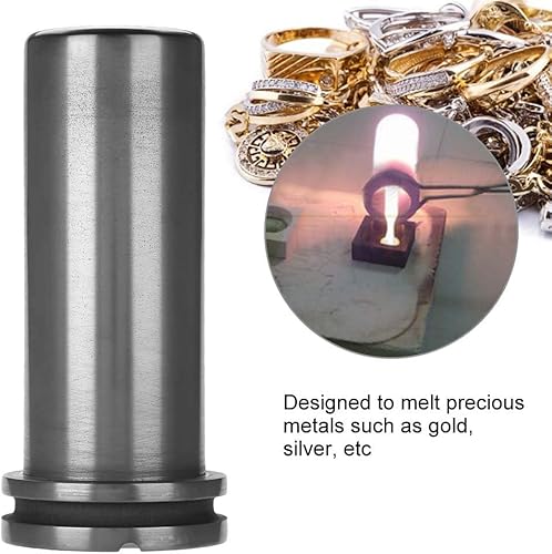 Miniatura 4 de Alucy 2.2lbs  4.4lbs  6.6lbs de grafito crudo, metal fundido dorado y plata Scrap acero Furnace, molde fundido fundido, utilizado para fundir oro y