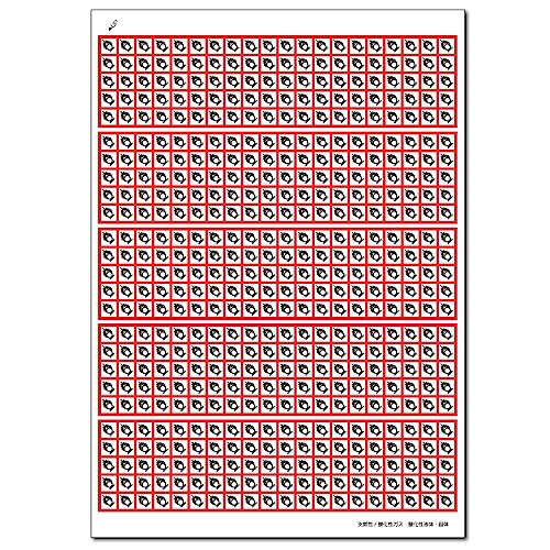 GHSラベル ステッカー (10mm) (丸炎)