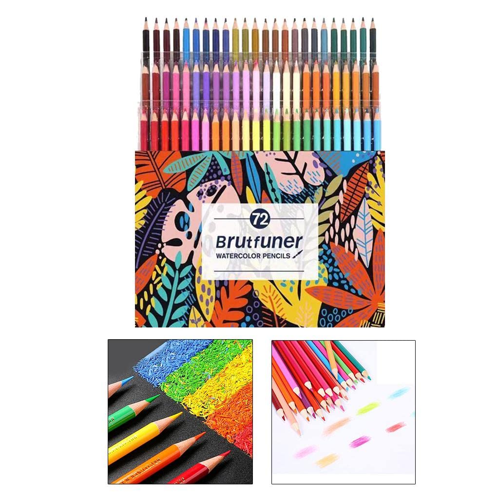myaddiction Multi Color Oily Color Pencil Drawing Paint Sketch Pencil 72 Water Soluble