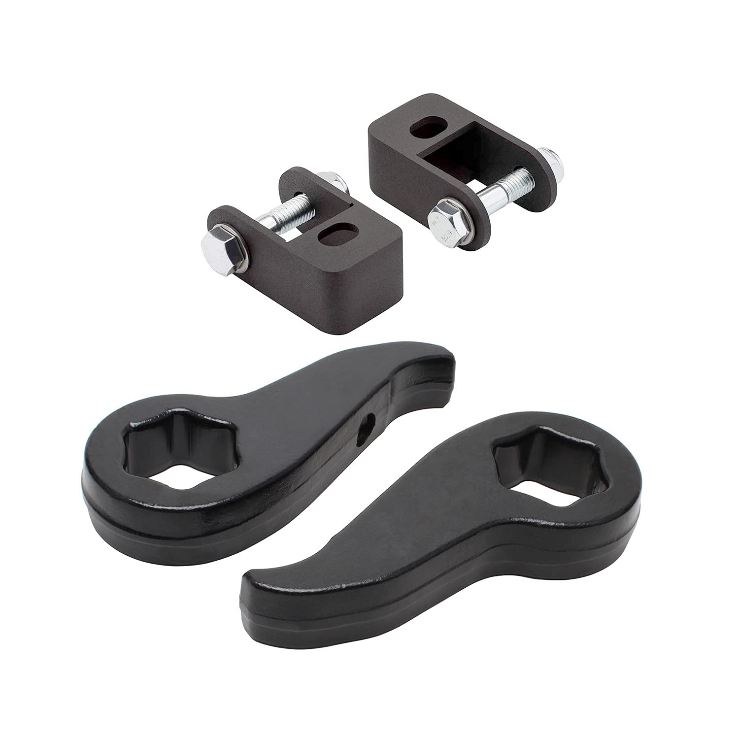 LHE Steel Suspension Lift Kit Leveling Kit 1''-3'' Adjustable Compatible for 2011-2020 Chevy Silverado GMC Sierra 2500 3500 HD