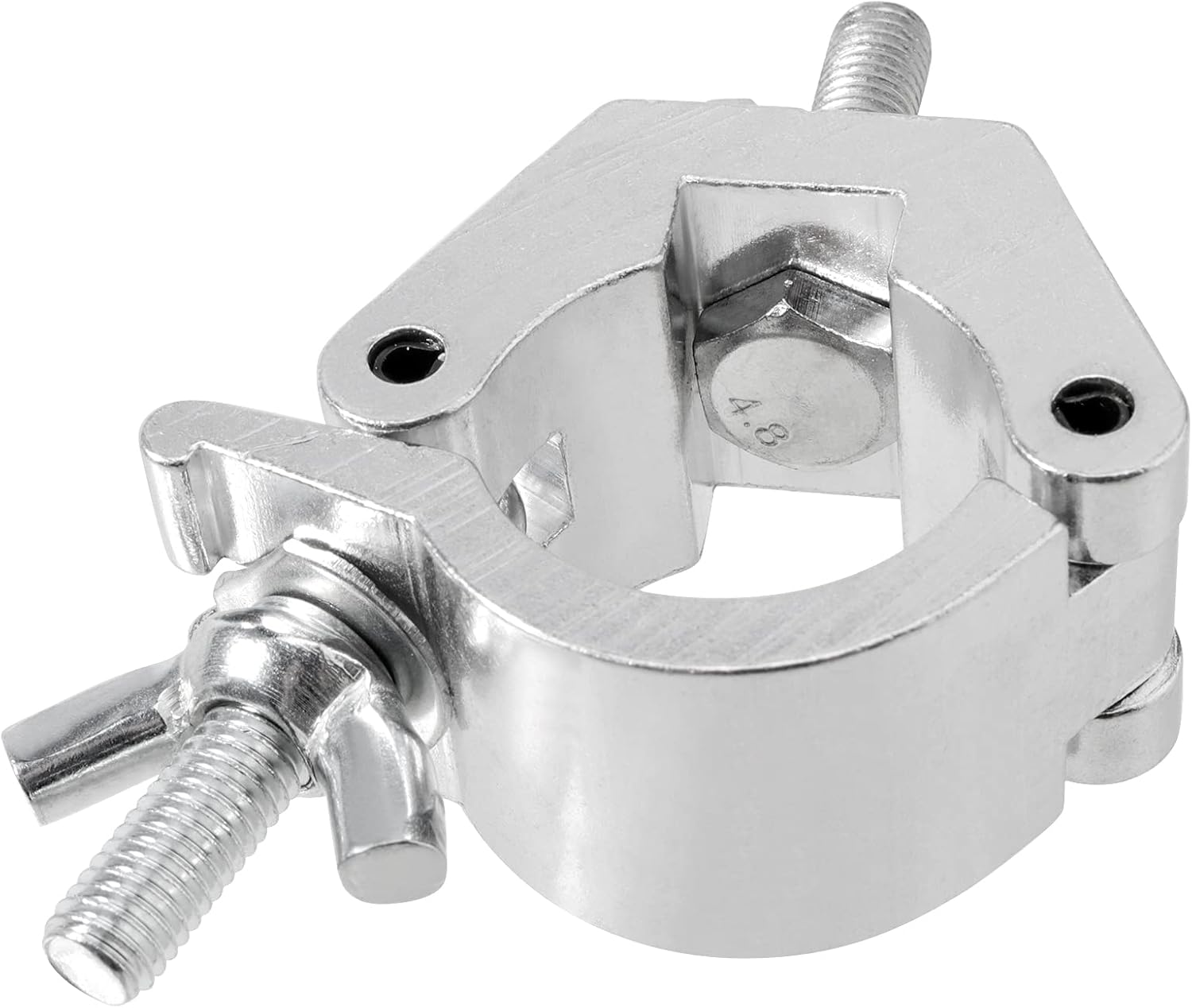 MANCHAP 10 PCS 1.18-1.38 Inch Truss Clamps, Aluminum Alloy Stage Truss Hooks for DJ, Par Light, Spotlight, Projector, Fit 30-36mm OD Tubes/Pipes, 165lbs Loading