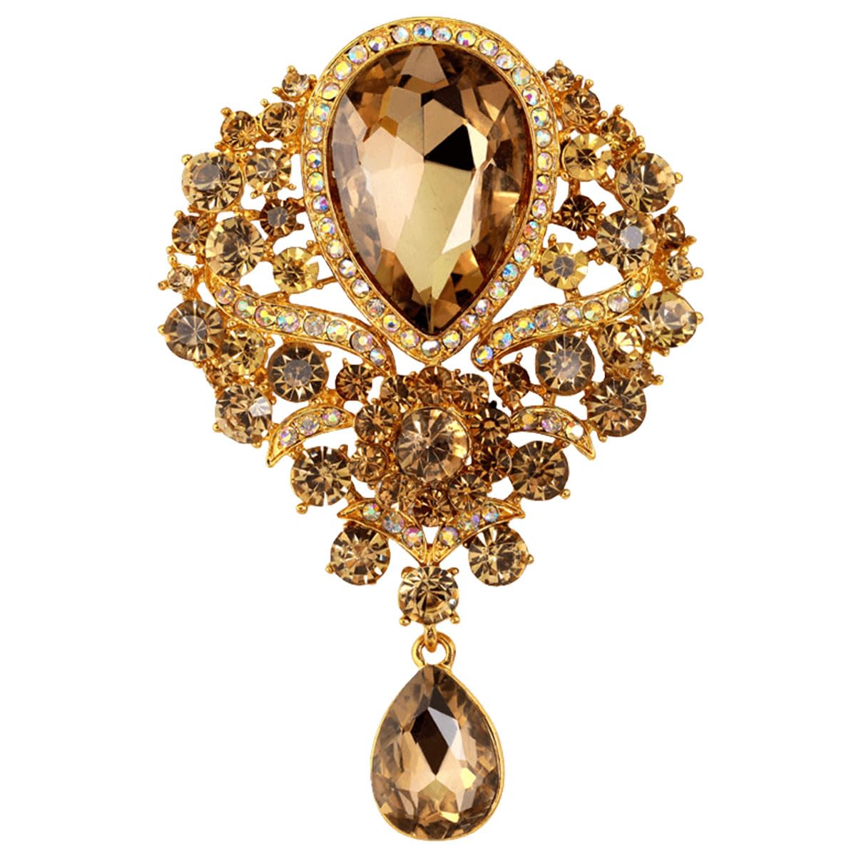 FAIRYGATE Brooches Enamel Brooch for Men Women Retro Rhinestone Lapel Pin Clothing Hat Decoration，B38 — view 29