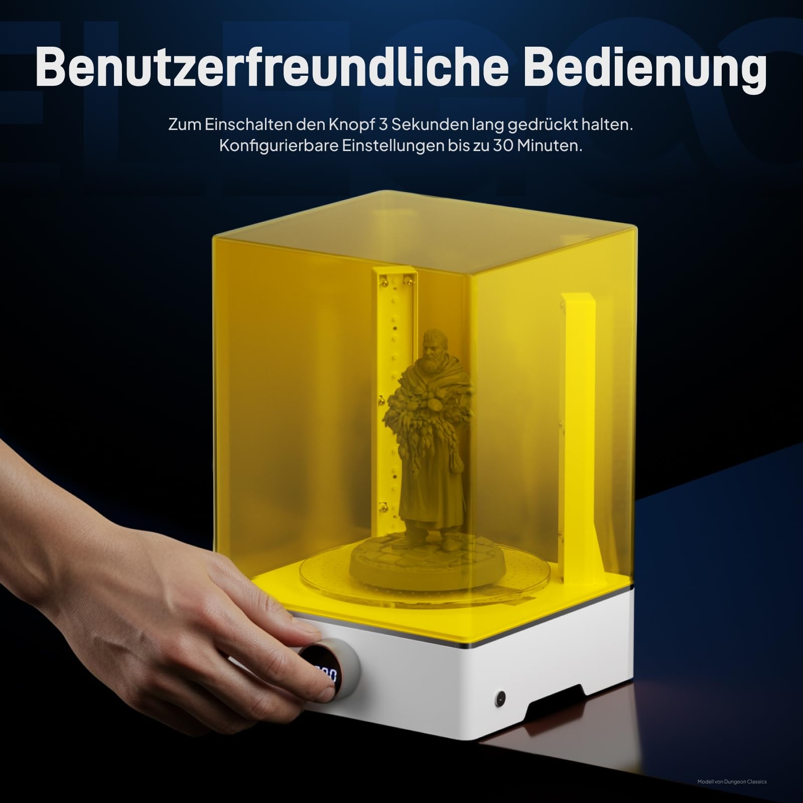 ELEGOO Mercury X Bundle mit Separater Waschstation und Aushärtungsstation für Große Harz 3D Drucker, Kompatibel mit ELEGOO Saturn, Mars MSLA/LCD/DLP 3D Druckern