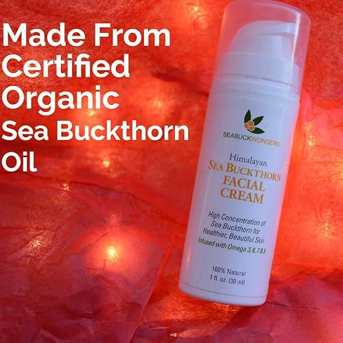 Miniatura 11 de Seabuckwonders Crema facial orgánica de espino amarillo, 1 onza