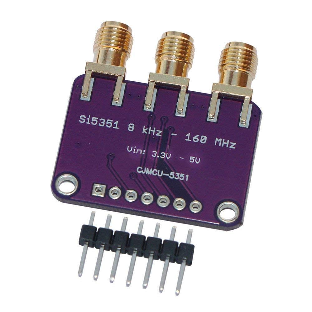 CJMCU-5351 Si5351A Si5351 I2C 25MHZ Controller Clock Generator Breakout Board da 8KHz a 160MHz 3-5VDC per Arduino