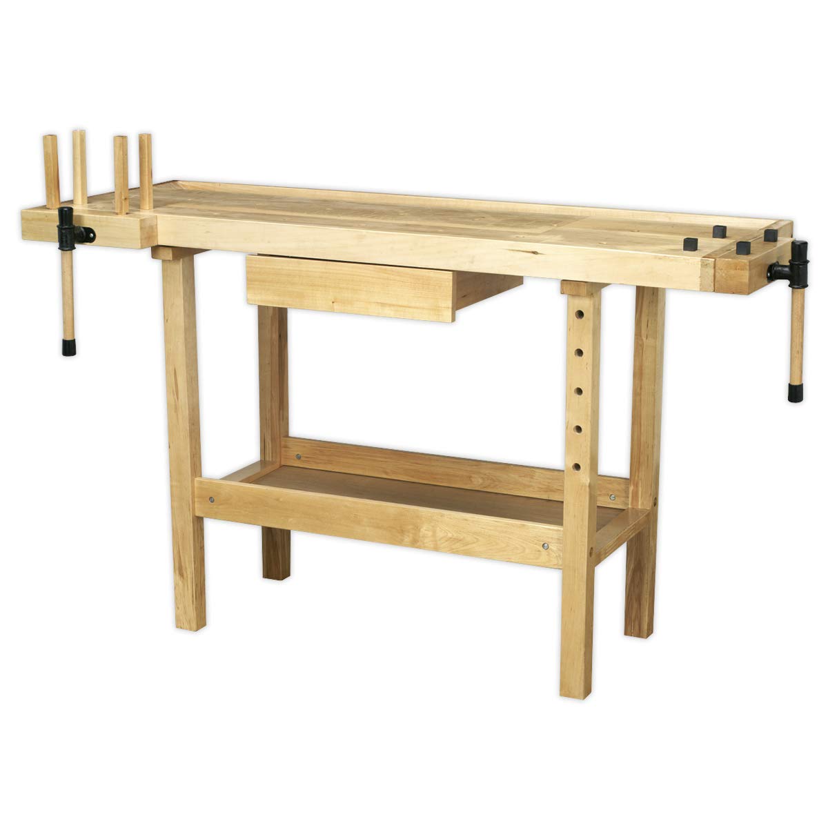 Sealey Woodworking Bench Oak With A Varnished Finish Tool Drawer 1.52Mtr Ap1520 from B&Q
