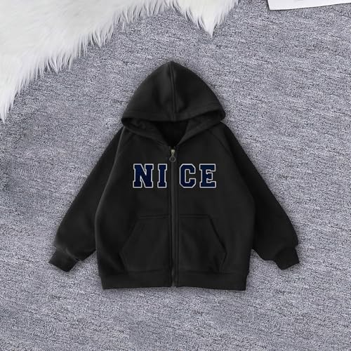 Boys Girls Oversized Hoodies Zip-Up Sweatshirts Nice Graphic Jacket with Pocket Fall Winter Pullover Sweater Coat2