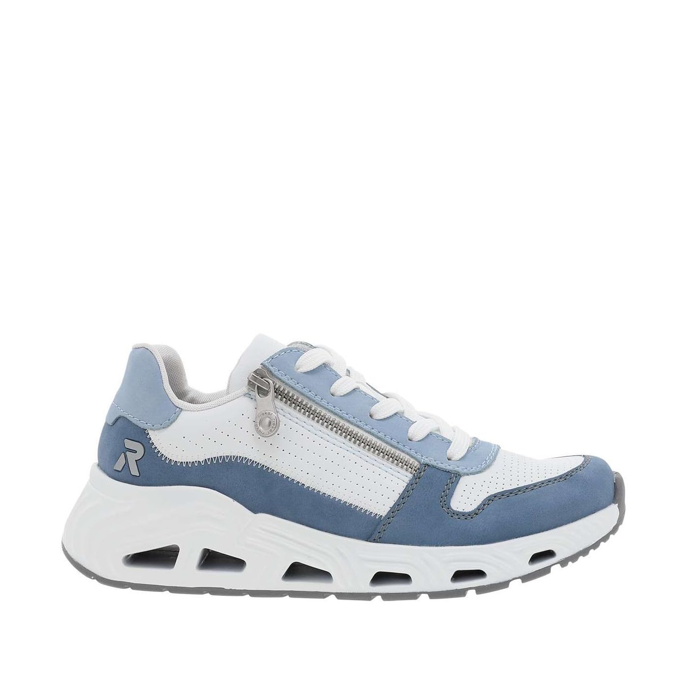 Rieker Damen N5204 Sneaker Low Blau 41 – Bild 3