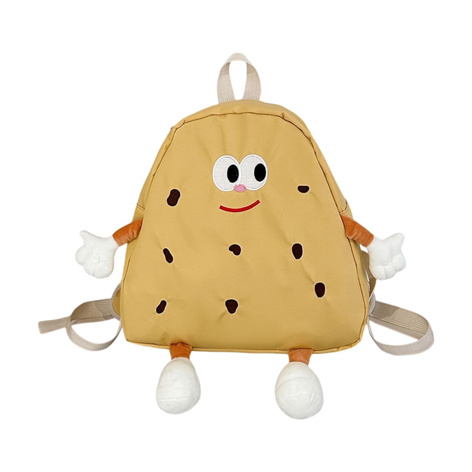 Merishopp Cookies Kids Backpack Zipper Closure Cute Rucksack for Nursery Children Gift Yellow | Clothing, Shoes & Accessories-image-36