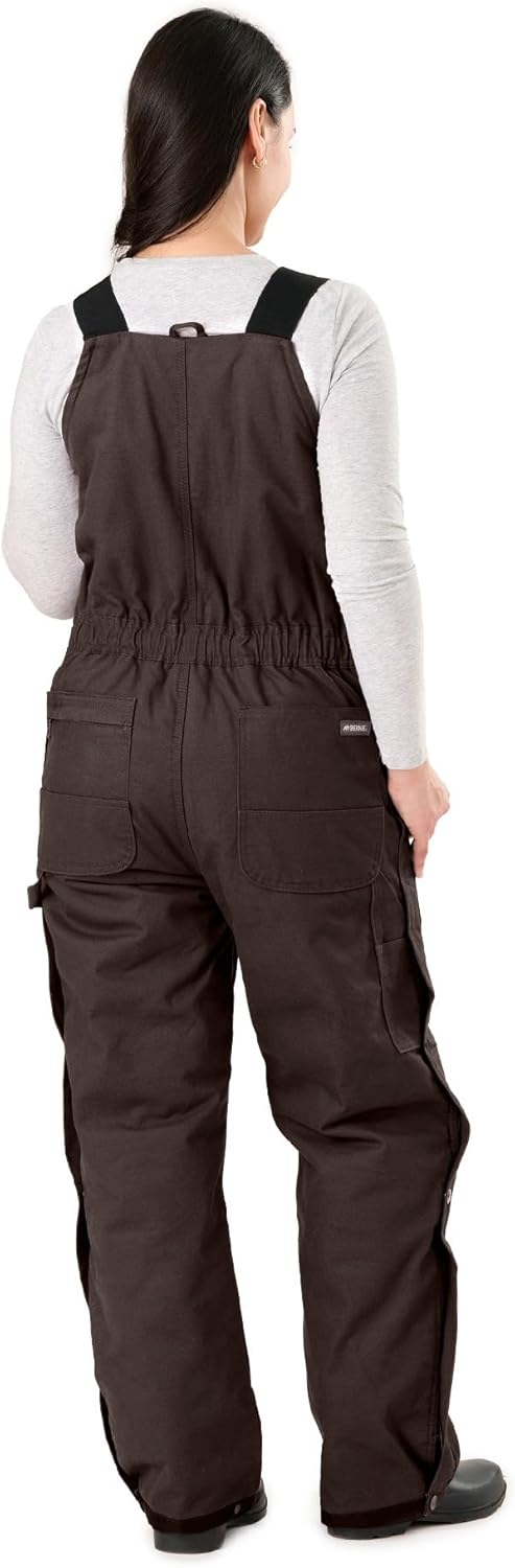 Berne Women's Softstone Duck Insulated Bib Overall - Image 2