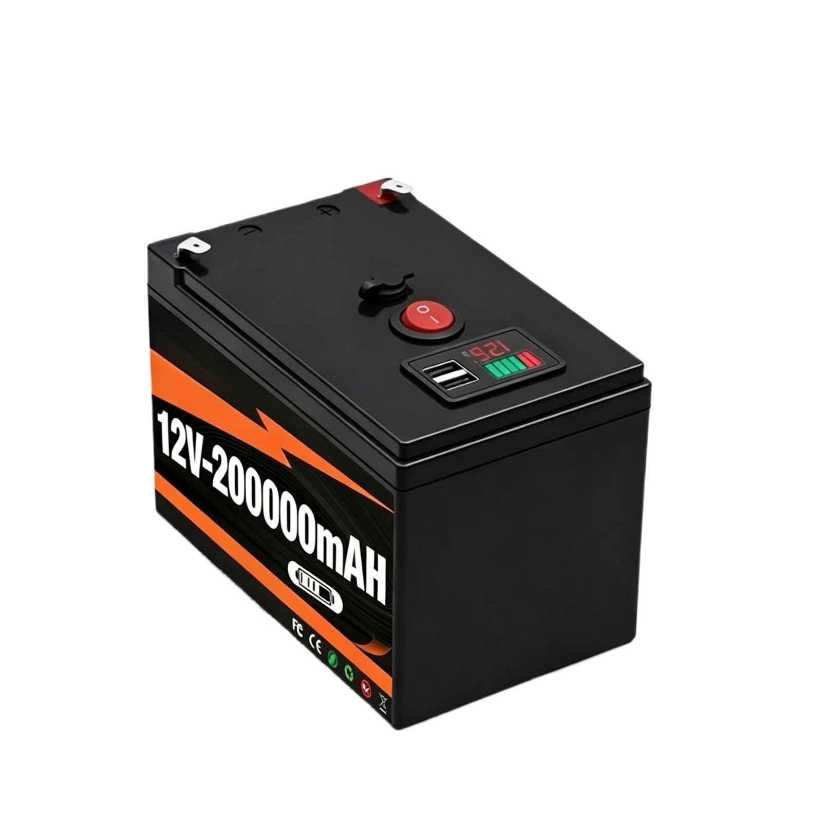 Batteria al litio con capacità 12V 200000mAh