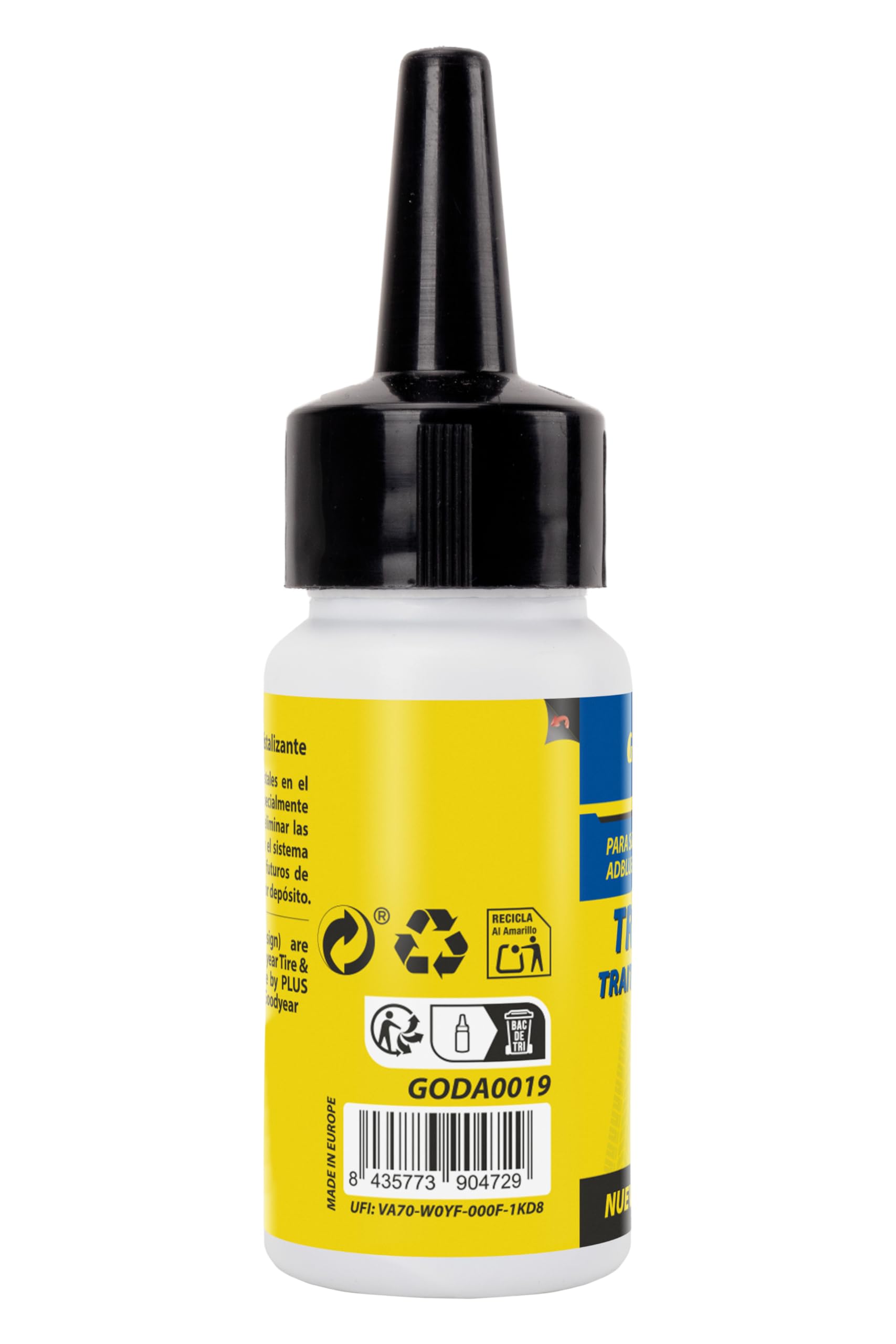 Goodyear Trattamento Anticristallizzante Monodose per AdBlue. Additivo all’Urea 50 ml Uso Unico. Previene Guasti e Formazione di Cristalli in Catalizzatore e Iniettore. Serbatoi Fino a 20 Litri