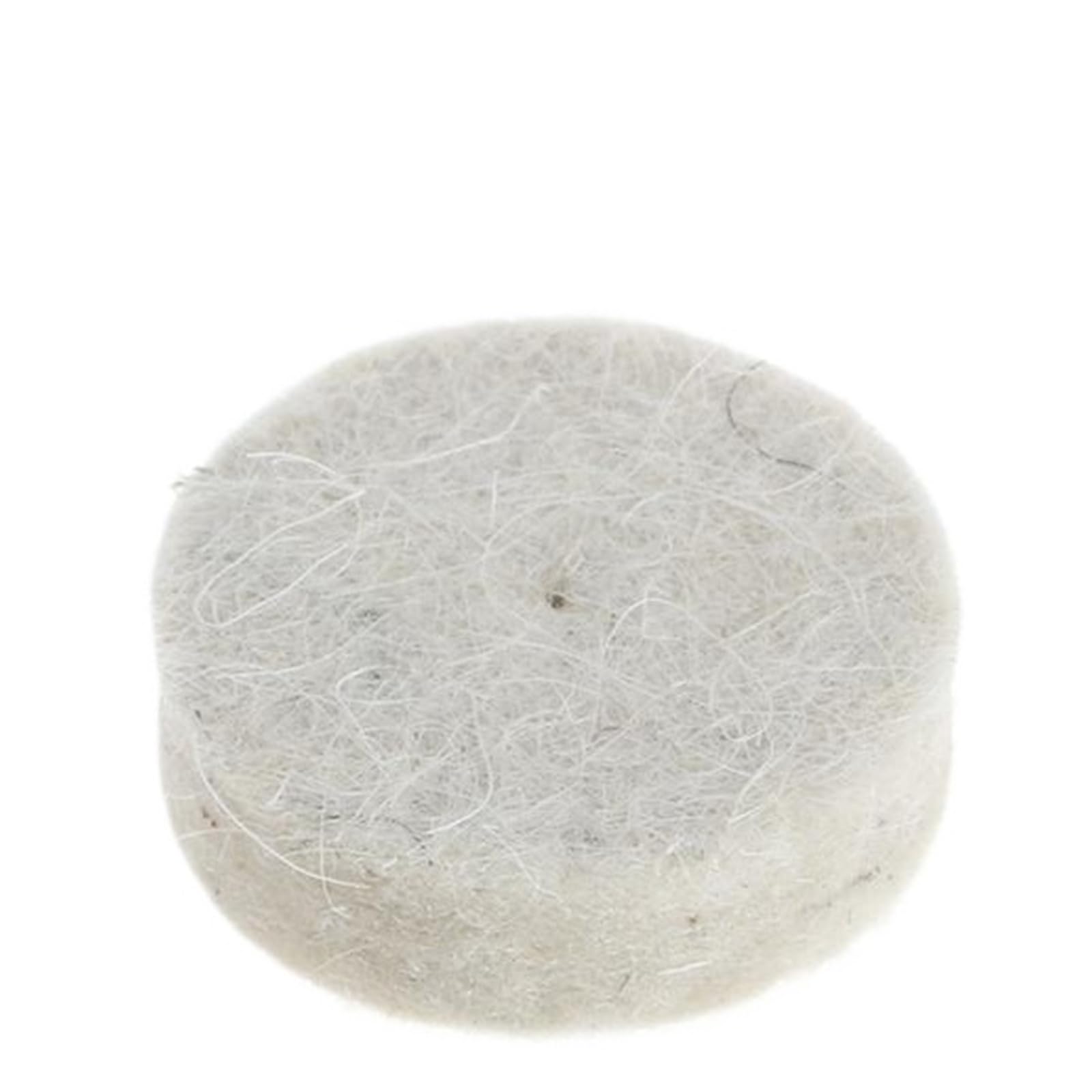 50 Pcs 13mm Wool Felt Polishing Buffing Wheel Grinding Pad + 4Pcs 3.15 mm Shank(25mm)