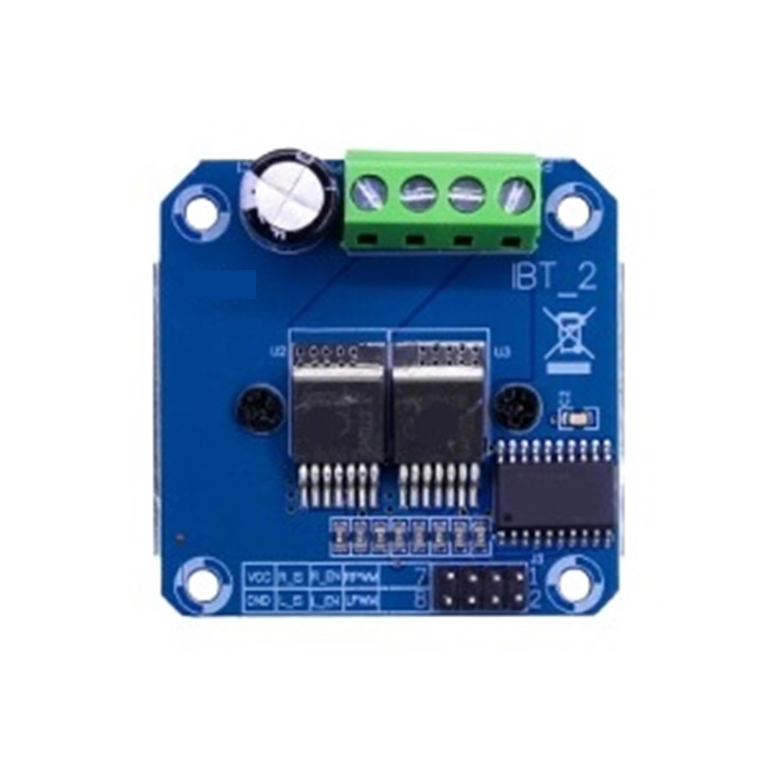 Controlador de motor, Módulo Controlador De Motor Paso A DC 43A, 5 Unidades, PWM Puente H,Control inteligente