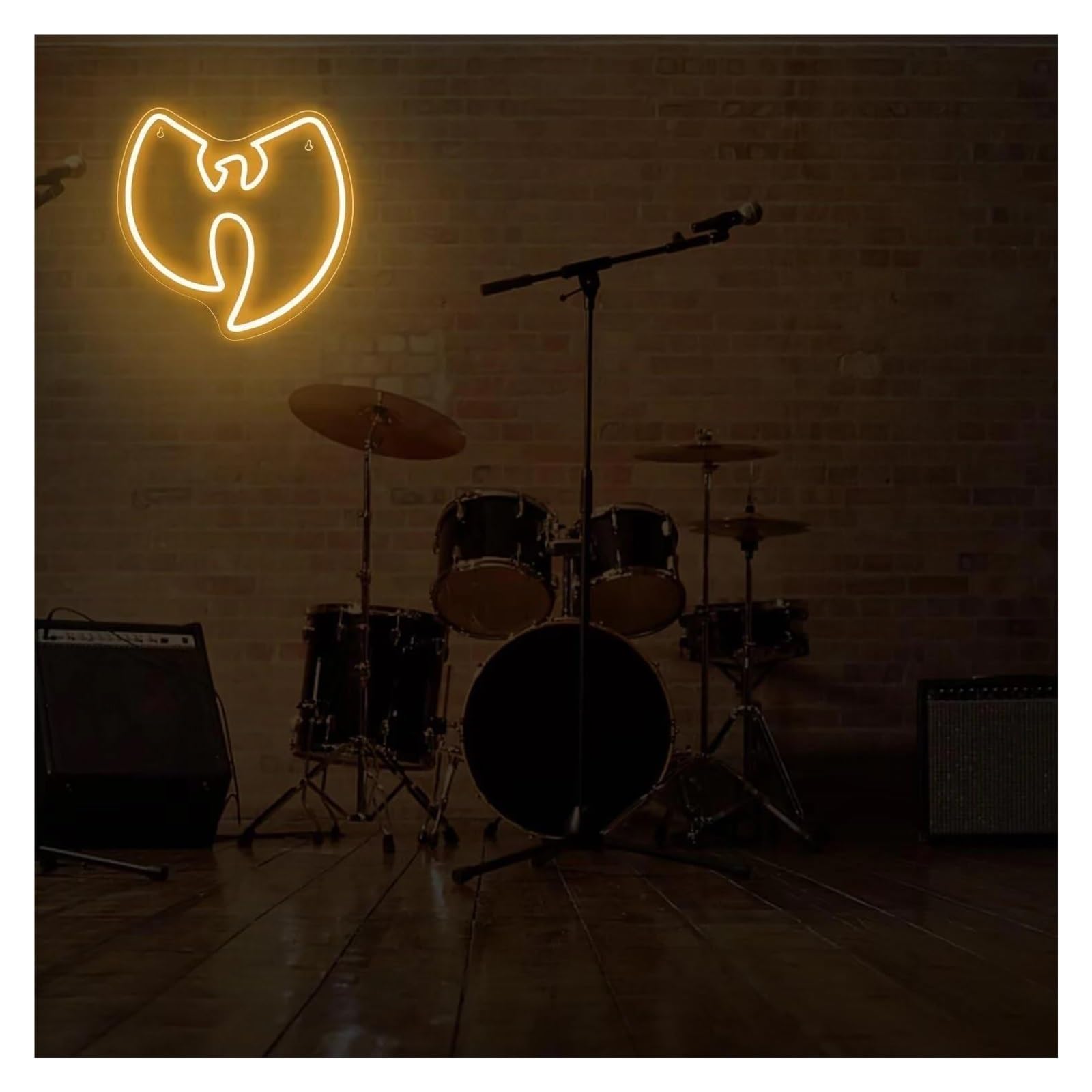 Insegna al Neon da Appendere, Ideale per la Decorazione di pareti con Musica Hip Hop, Luce dimmerabile per Fan del Rap, Perfetta per Camera da Letto, Bar, Pub e Feste. Dimensioni: