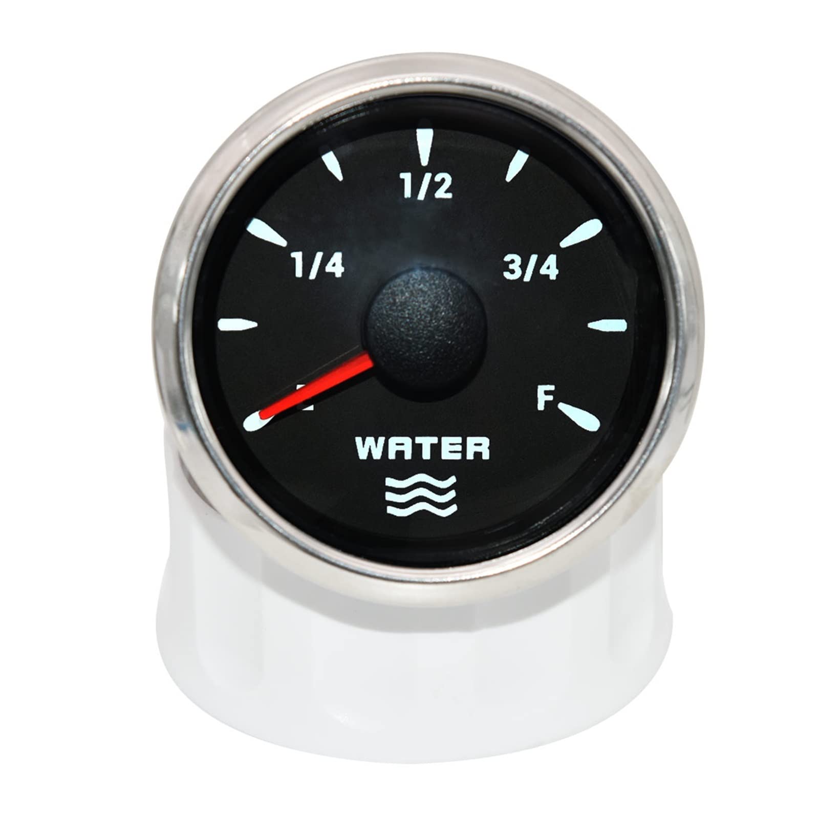 52mm Wasserstandsmesser mit 7 Farben Hintergrundbeleuchtung 100-600mm 0-190 Ohm Wasserstandssensor for Marine Boot Auto,Präziser Monitor(600mm sensor Gauge)