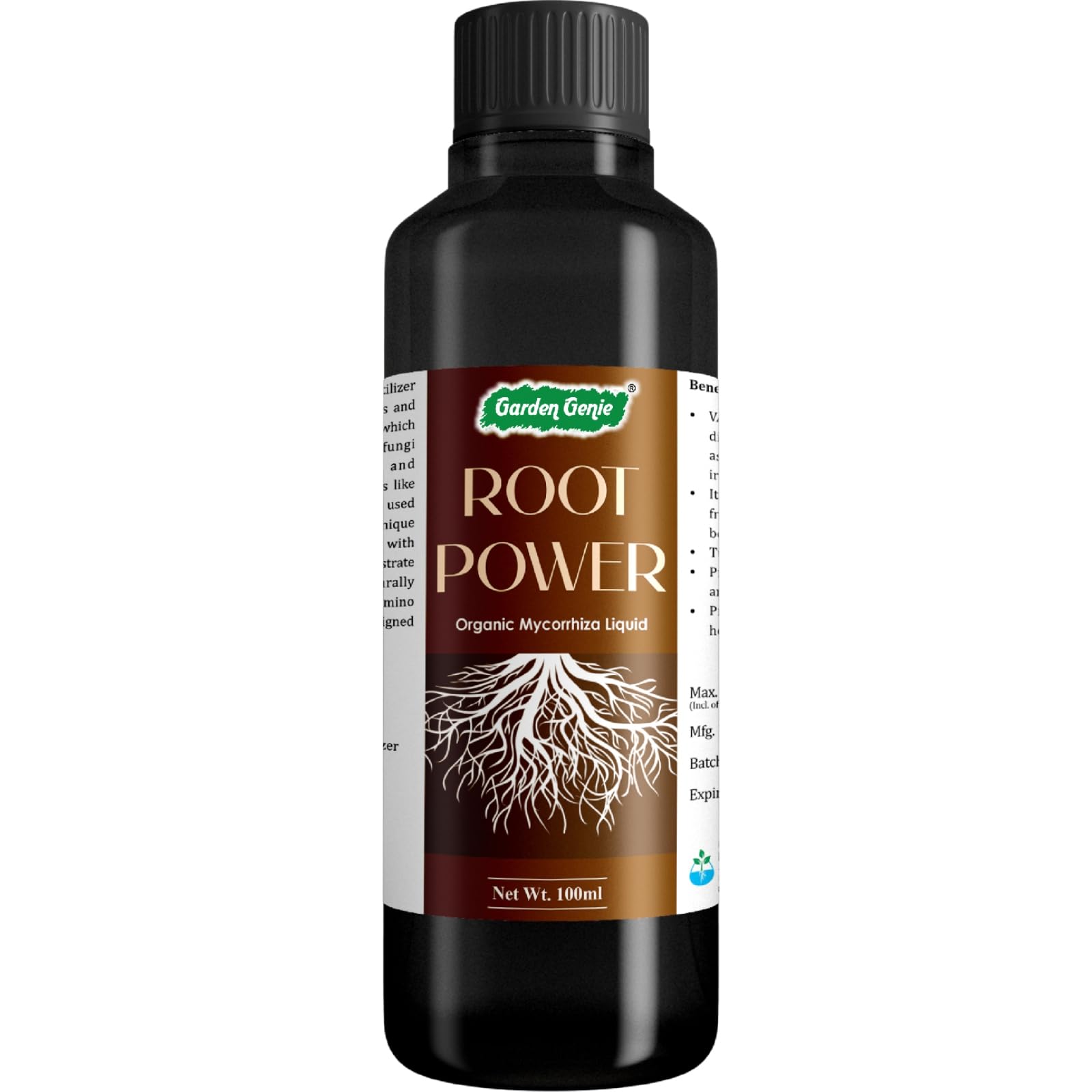 Garden Genie Root Power VAM Mycorrhiza Liquid Fertilizer for Plants 100ml | Root Stimulant Growth Booster and Development Fertilizer (B0BWYLTL58) Amazon Price History, Amazon Price Tracker