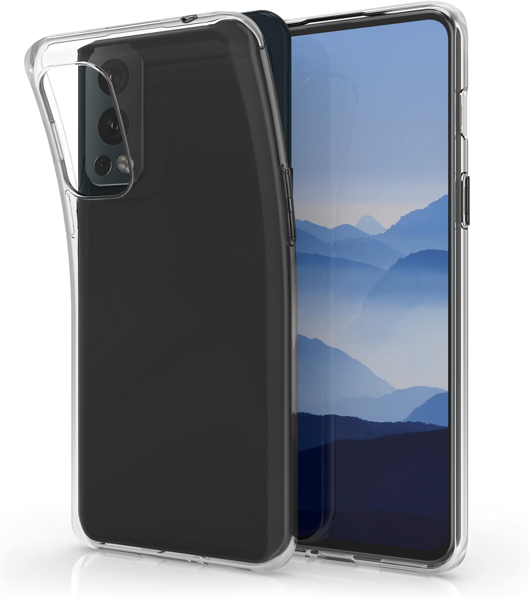 Case Compatible with OnePlus Nord 2 5G - Clear Case Soft Slim Flexible Protective TPU Phone Cover - Transparent