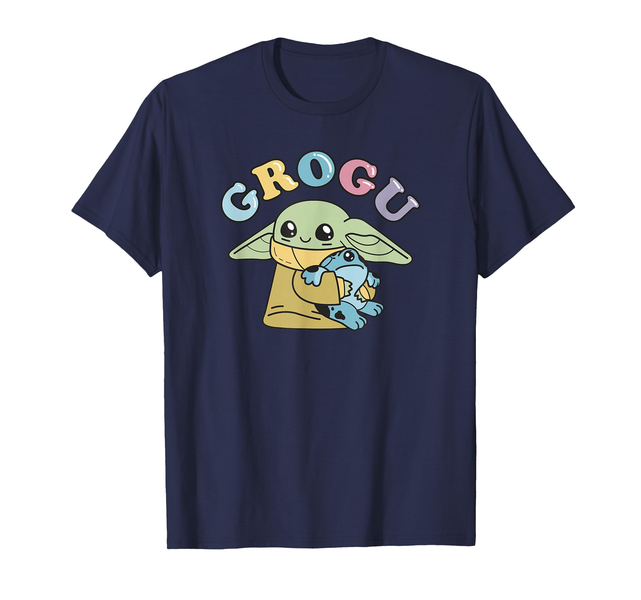 T-shirt Grogu Star Wars pour fan du Mandalorian avec motif mignon de Bébé Yoda et grenouille