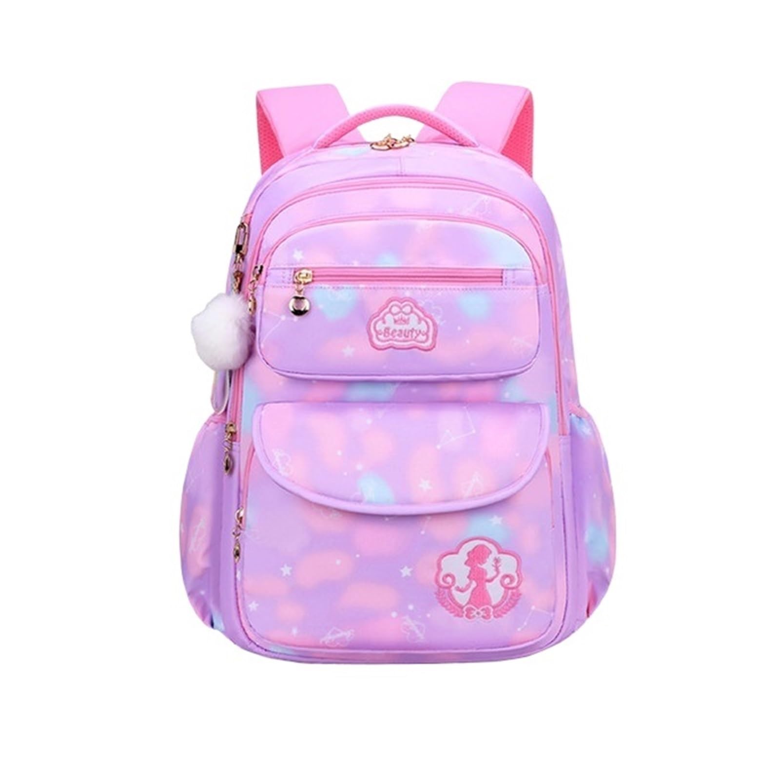 Pengchang Mochila Mochila Escolar Clase Mochila Escolar for Adolescentes Niños Niña Impermeable Niño Niño Rosa Lindo Jardín de Infantes