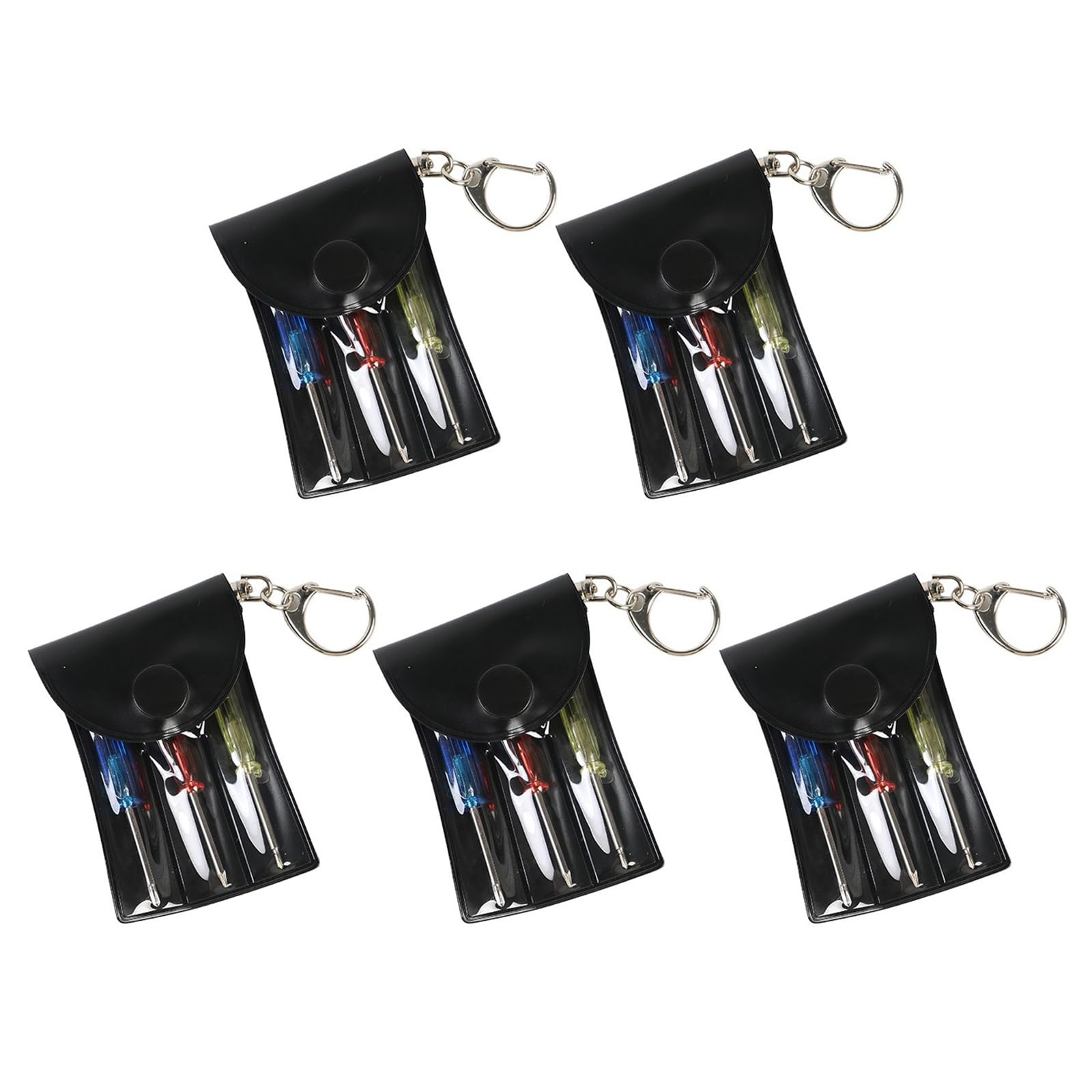 5 Set / 10 Set Essential Tool Small Screwdriver Keychain Tools Perfect for Eyeglasses Watches and Electronics Repairing Tiny Wrenches for Gadgets