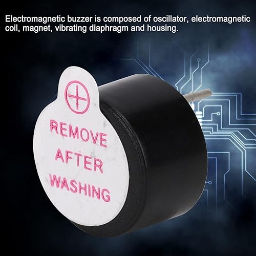 Miniatura 4 de 10 unids DC 3 V activa zumbador alarma electromagnética zumbadores piezoeléctricos activa alarma sonda industrial 0.354x0.236 in/0.354x0.217 in