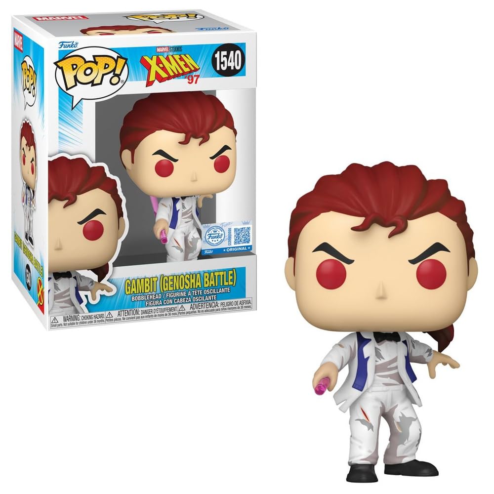 Amazon.com: Funko Pop! Vinyl Figure, X-Men '97 Gambit Genosha