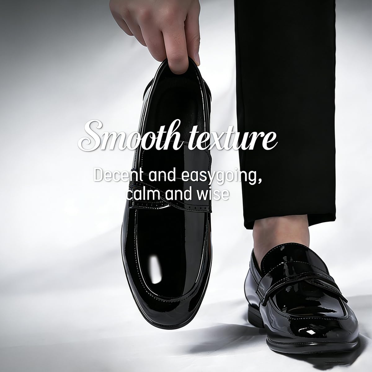 Zapatos de Formales para Hombre Zapatos de Vestir Sin Cordones Modernos para Negocios Bodas Y Eventos para Fiestas y Negocios Informales
