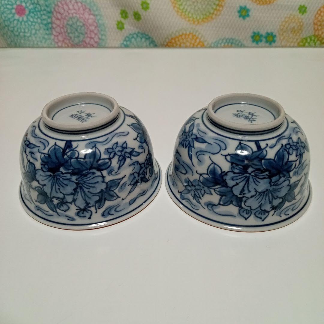 Amazon.co.jp: 京清水焼 煎茶碗揃え5客 半磁器手描き手引き