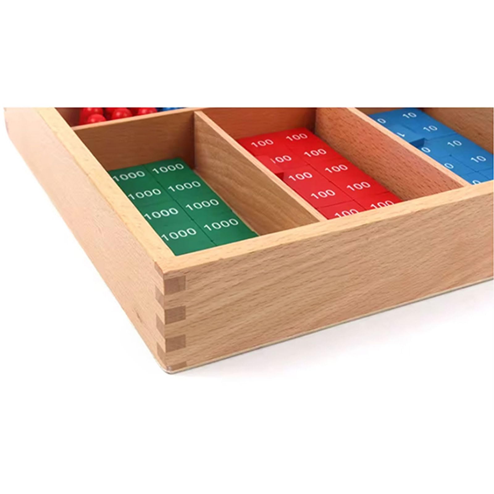 Juego de Sellos Montessori y Set de Operaciones Matemáticas, Juguete de Aprendizaje Aritmético y Sistema Decimal para Niños de 3 años