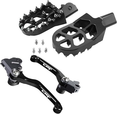 Vista 15 de Motrcycle Estriberas para CRF150F CRF230F CRF 150 230 F 2003-2019 X260 X160 XR150L 15-24 XR125L 10-15 KDX200 83-94 MX3 MX4