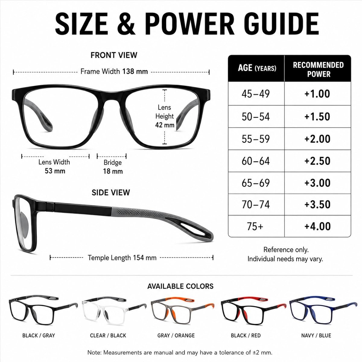 Generisch 3er-Pack Lesebrille Gleitsicht Selbsttönend Damen Herren, Multifokale Computerbrille, Blaulichtfilter, leichte TR90 Fassung