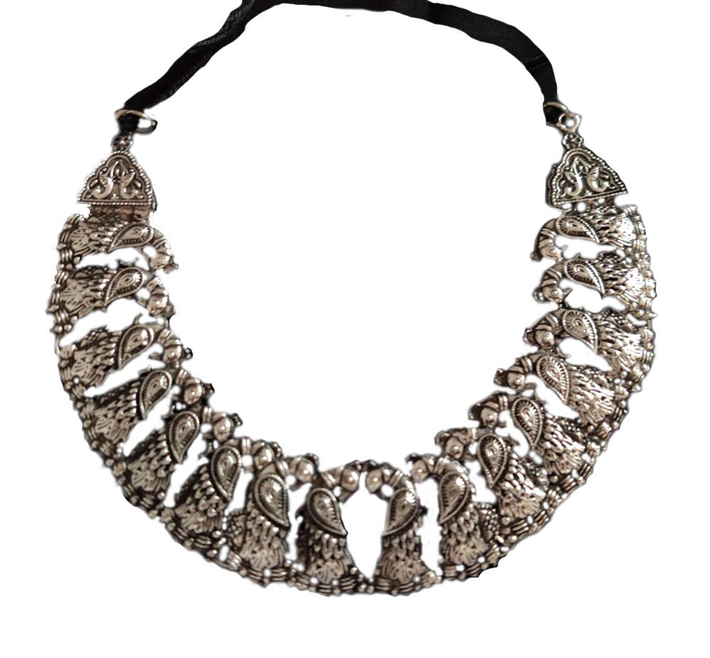 See full amazon price history chart for Fuschianet Accessories German Silver Oxidized Choker Necklace for Women (Style 3) Fuschianet Accessories German Silver Oxidized Choker Necklace for Women (Style 3) (B08MYRMSCK) Amazon Price History, Amazon Price Tracker