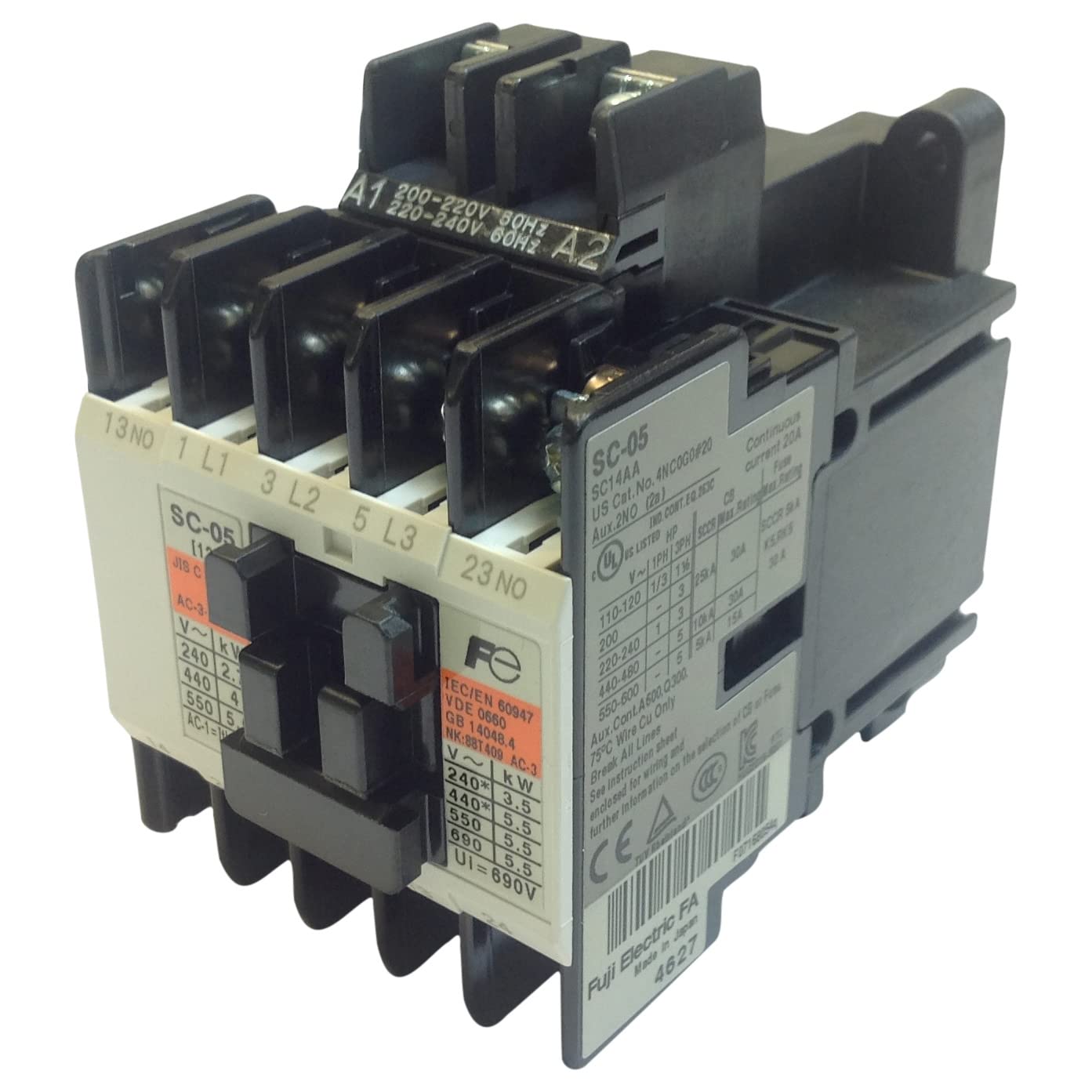 SC05-1A1B/2 | SC14AA-M11 | Fuji SC-05 AC200/220V 1A1B CONTACTOR 1N 