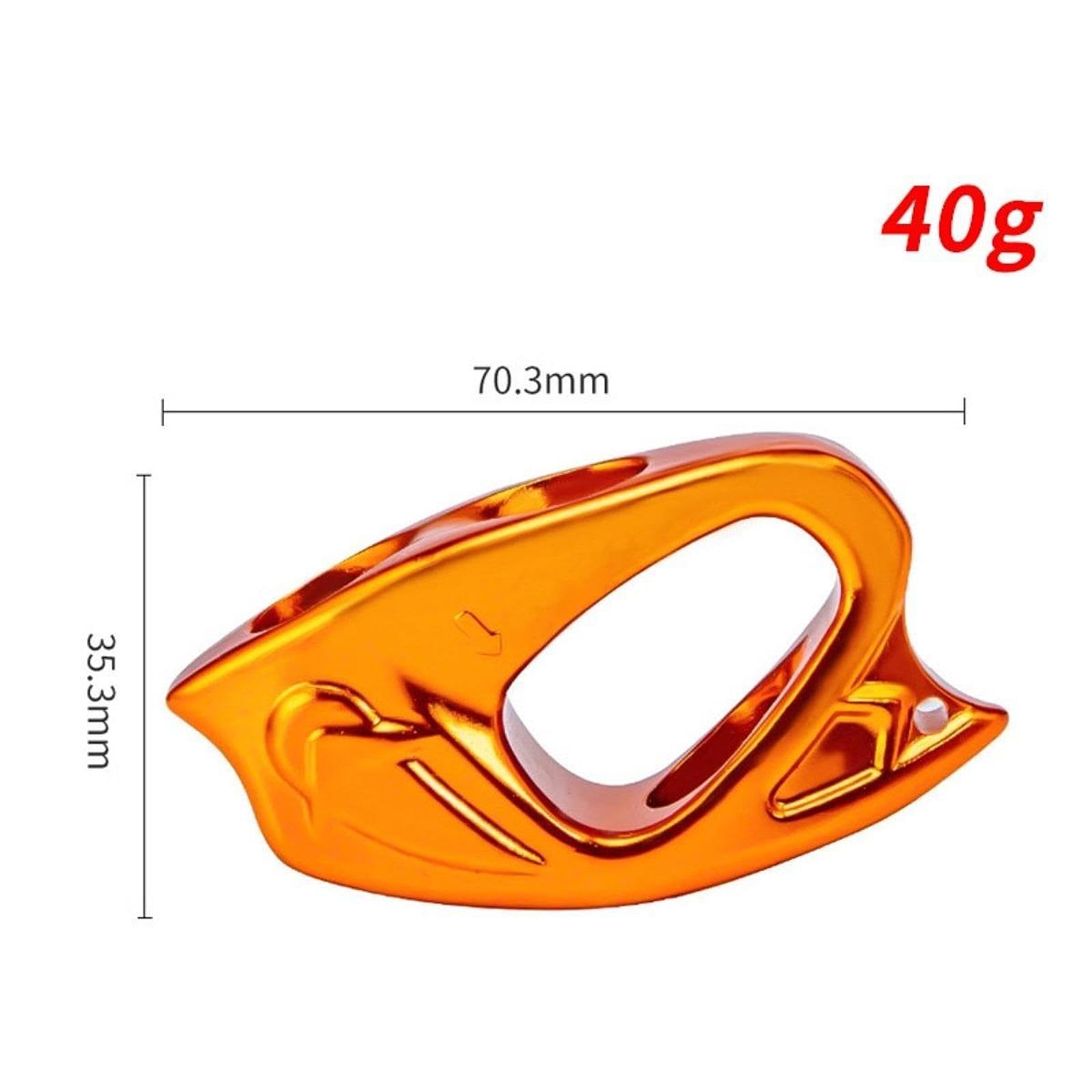 KESOTO Rope Ascender Clamp Ajustador de Cuerda para 9-10mm Fabricado en Aleación Resistente con Diseño Compacto Adecuado para Escalada Rappel Entre — view 3