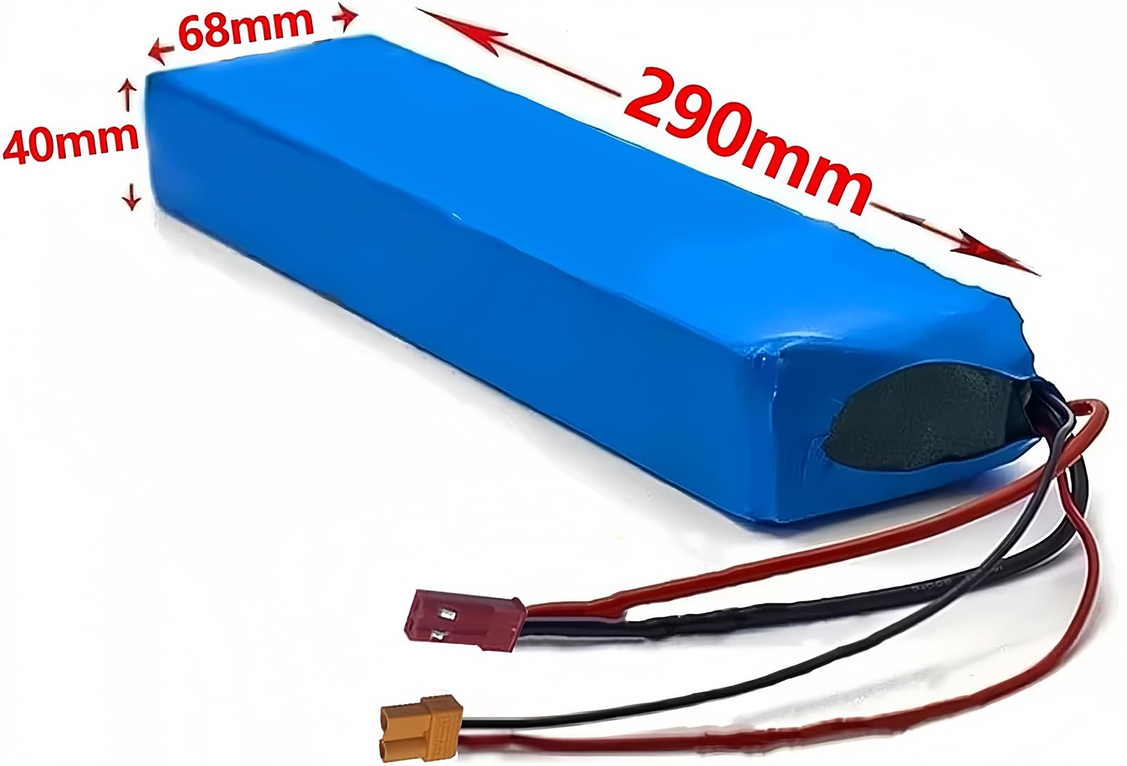 Batterie 36V 12Ah pour Scooter Électrique Et Vélo Électrique, Batterie Lithium 36V pour Scooter Et Vélo Électrique avec Chargeur (36V 12Ah, XT60+DC)