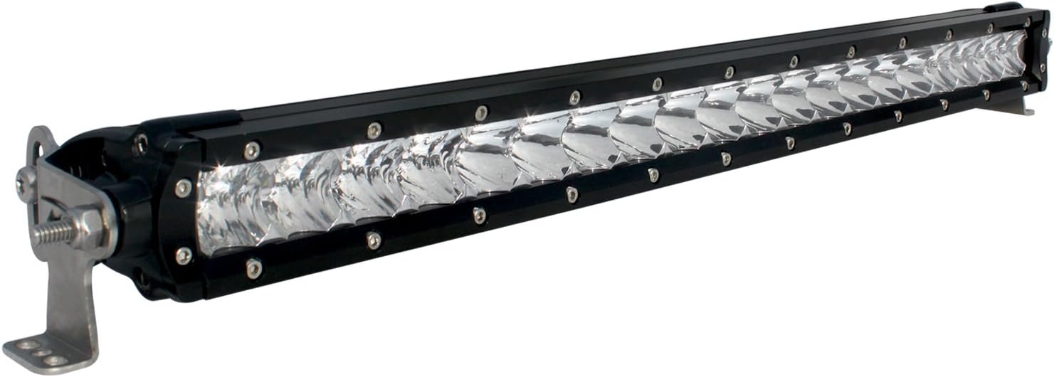20” 60W Single Row Light Bar. Includes 20 X 3W Oslon White LED Chips, 5760Lm @ 5.7A, Combination Beam. 9-36V Input