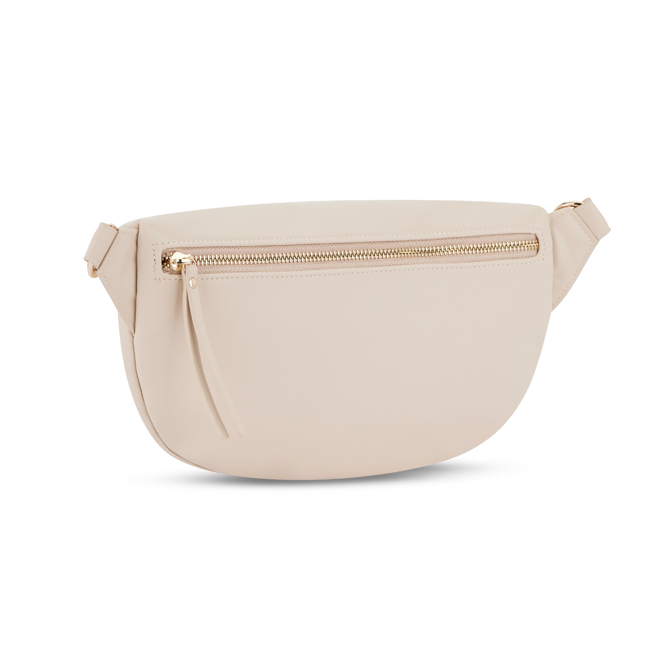 Expatrié Bauchtasche Damen Beige - Alice Medium - Gürteltasche für Festival, Reisen & Alltag aus Veganem Leder - Brusttasche Stylisch - Wasserabweisend
